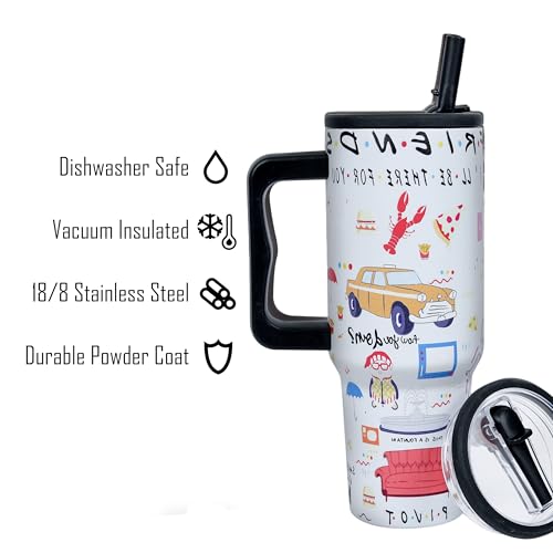 wonshia 40oz TV Tumbler with Lid and Straw Stainless Steel Coffee Cup Funny TV Show Gifts,Vaccum Insulated Double Wall Coffee Mug Gifts for Brithday Anniversary Christmas - image 4