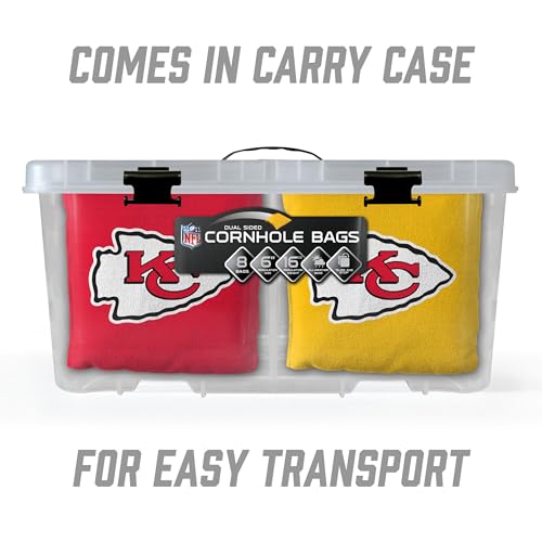 YouTheFan NFL Kansas City Chiefs Set of 8 Cornhole Bags by YouTheFan - Used condition - Image 6