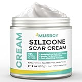 Silicone Scar Cream, Advanced Scar Cream, Stretch Marks, Surgical Scars, New and Old Scars Professional Scar Removal Cream 2.12 oz (60g)