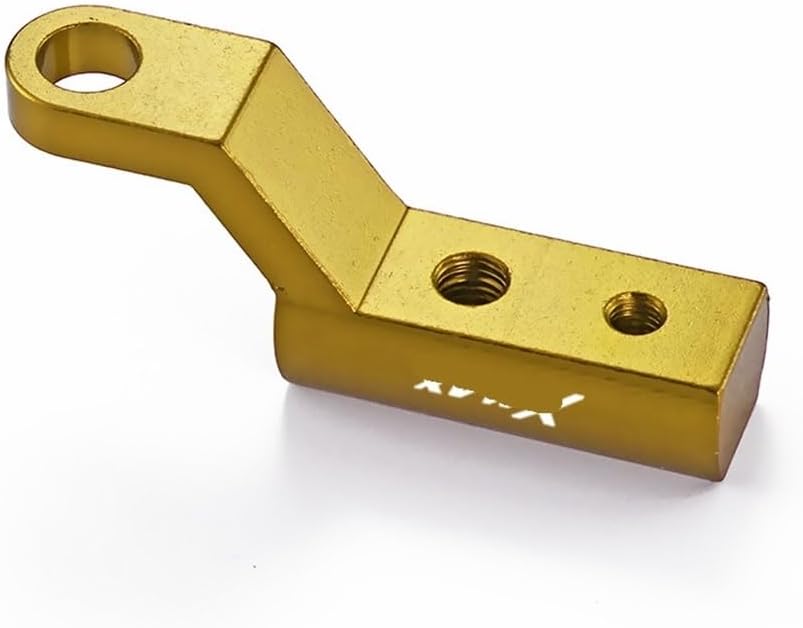 Compatible with for Xmax for X-MAX 125 250 300 400 Motorcycle Mirror Bracket Expander Rearview Extension Holder Accessories Stem Extender(Yellow)