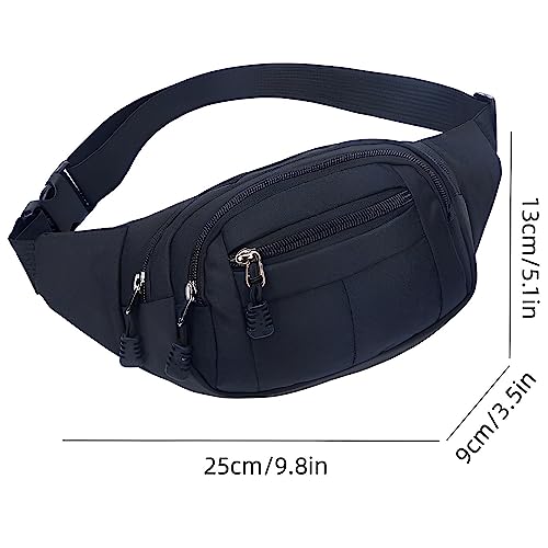 Image of Waist Bag for Men Fanny Pack Women Travel Bag Passport Holder Phone Money Holder Bum Bag