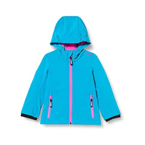 CMP Kid G Jacket Fix Hood Softshell resistente al agua y viento Cover