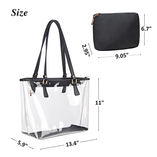 MICOM Cute Neno Candy Color Polka Dot Clear Bags Beach Tote Shoulder Handbag3