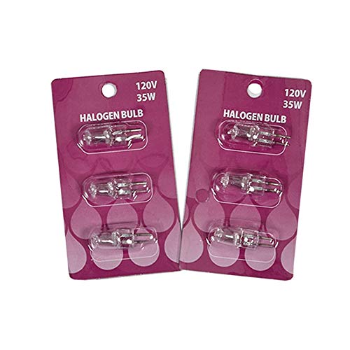 6 Pc Replace Halogen Bulb Electric Fragrance Diffuser Oil Warmer Lamp 120V 35W
