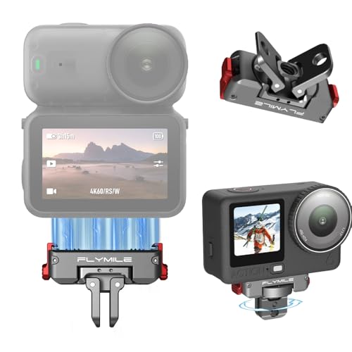 DJI Osmo Action 6/Osmo Nano �Ή� �N�C�b�N�����[�X�}�E���g ���C�A�_�v�^�[ �A���~������ �܂肽���� 1/4�l�W �J�����}�E���g ����360�x��]���T�|�[�g ����~�� �U���z��