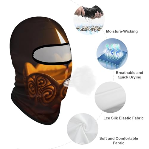 Balaclava de Protección Solar para Hombres y Mujeres, Máscara Facial Respirable para Senderismo, Ciclismo, Correr y Conducir miniatura 3