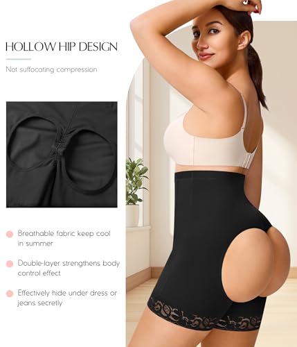 MERYOSZ Shapewear Shorts Tummy Control Underwear Butt Lifting Panties Shapewear High Waisted Faja Body Shaper Girdle3