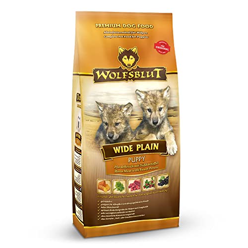 Wolfsblut - Wide Plain Puppy - 500 g - Pferd - Trockenfutter - Hundefutter - Getreidefrei