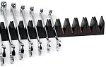 ToolBox Widget Wrench Organizer Pro Series 4.0 – Magnetic Wrench Holders for Tool Drawer – Modular Toolbox Organizer System – Tool Storage for Professional & DIY Mechanics - 1 Pack, 12 Holders