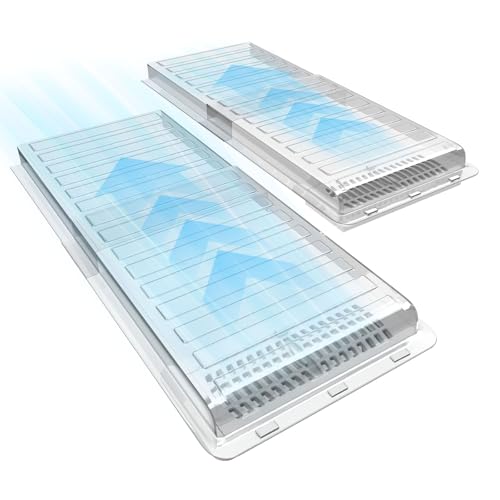 Touri 2 Pack Magnetic Air Vent Extender for Under Furniture,