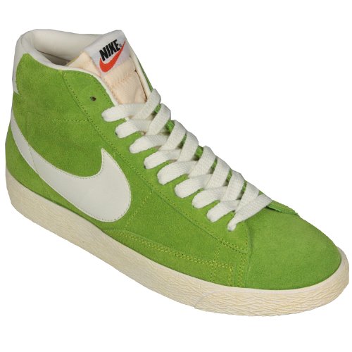 Nike Nike-Blazer Mid Prm Vintage Baskets Mode Homme Vert 538282 300 - Vert - vert, 45 EU