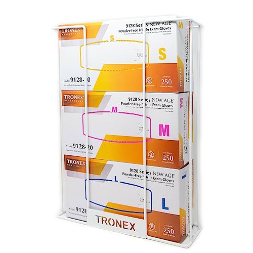 TRONEX Triple Wall Mount Glove Dispenser Racks 3 Wire Glove Rack ...