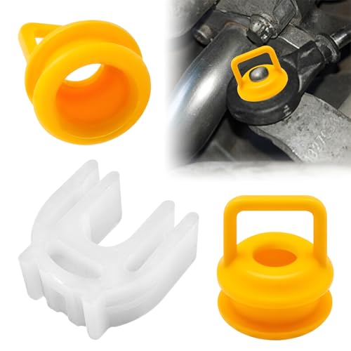 Surosha 3PCS Transmission Shifter Linkage Cable Bushing Repair Kit, 14104 15276979 52855956AG Shift Cable Bushing Clamp Compatible with Chevy Silverado 1500 2500 3500 Buick GMC JEEP RAM Dodge