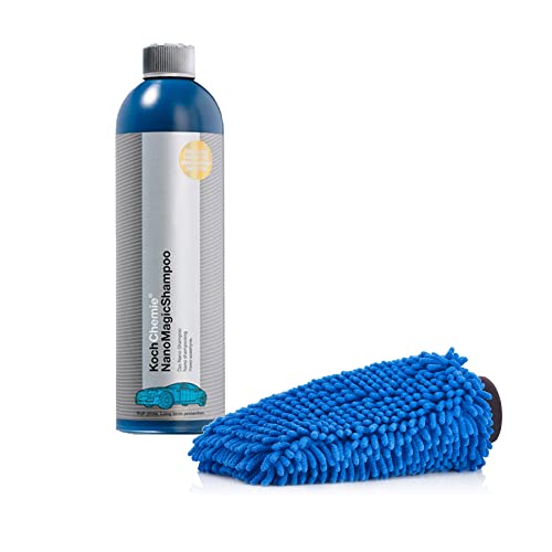 Detailmate Autowäsche Set: Koch Chemie Nano Magic Shampoo 750ml + Waschhandschuh Chenille