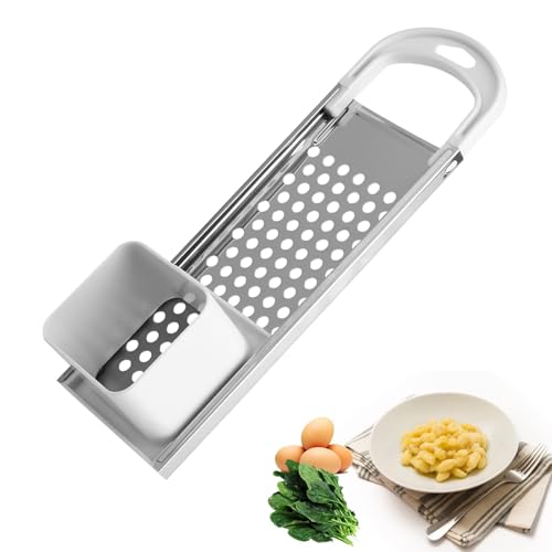 Stainless Steel Spaetzle Maker and Skimmer Spoon