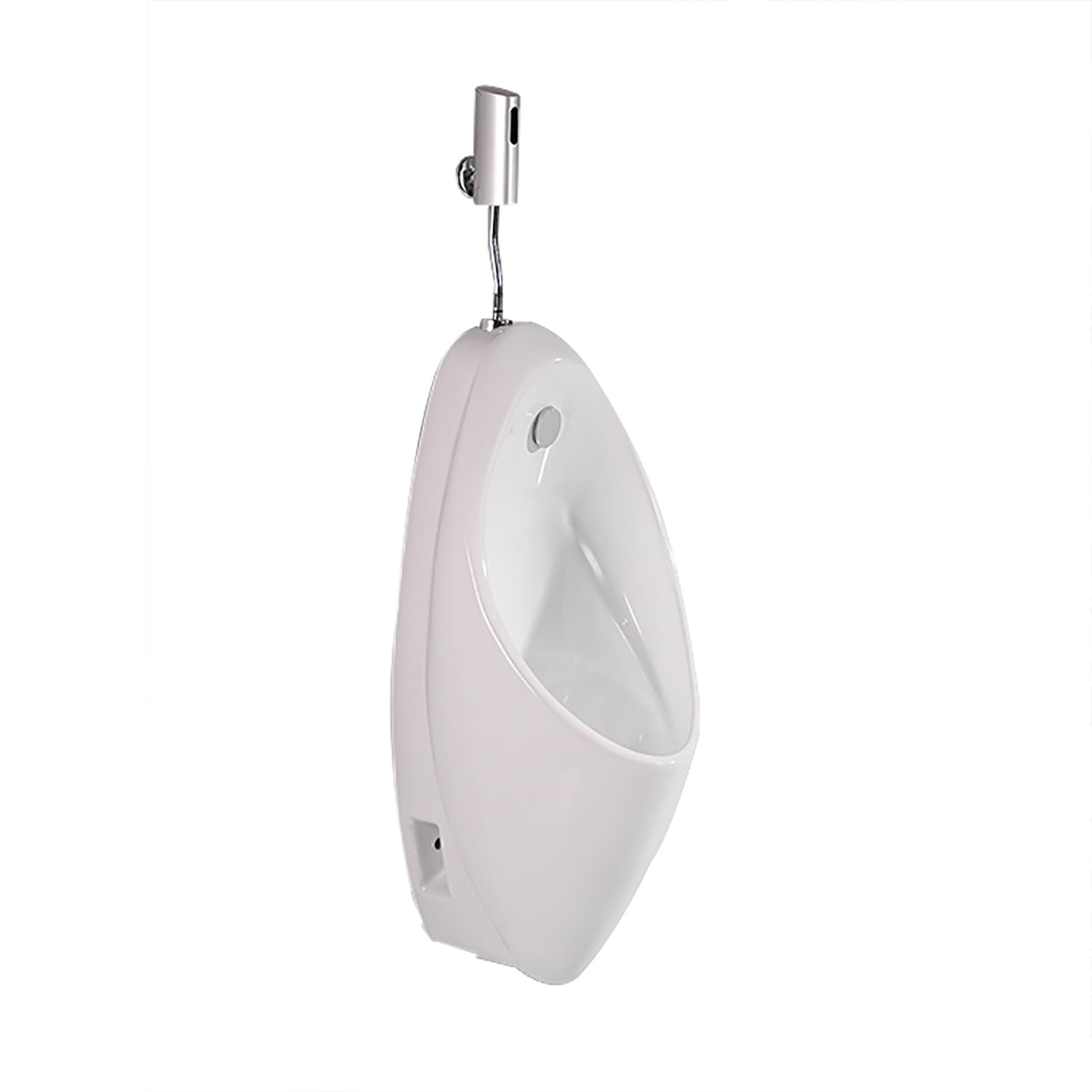 Urinario de Pared con Sensor Inteligente y Descarga, Urinario Comercial Antiolor para Adultos y Hombre, para Uso público, para Karaoke, Bares, baños y hoteles(White)