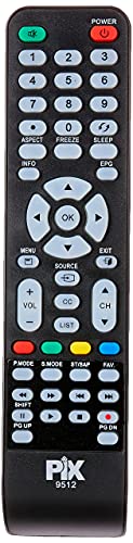 PIX, 026-9512, Controle Remoto CCE LCD Rc-512