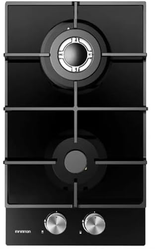 Infiniton Placa de Gas 2 Fuegos GAS-A2FN Negra