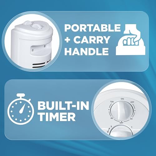 Status Portable 29-Inch Oscillating Tower Fan, White - View 8