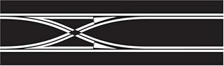 Scalextric C7036 Digital Track Straight Lane Change 20.5 inches , Black