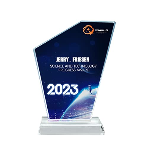 Ygfrsto Crystal Sublimation Blanks Sublimation Glass For Custom Picture Photo Frame, Award Plaque, Crystal Tabletop Decor, In-Loving Memory Sublimatin Printing Products (Irregular) #TOP4
