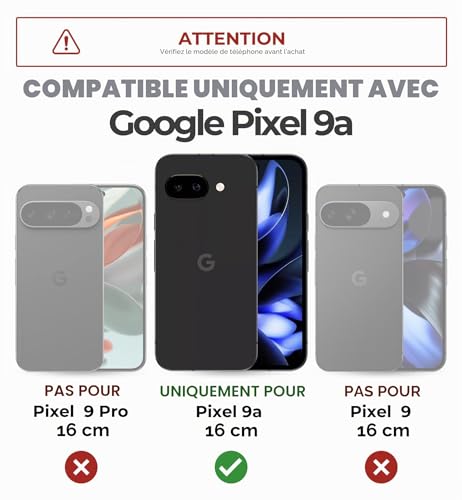 Coque Pixel 9A robuste pour activités extérieures et chantiers