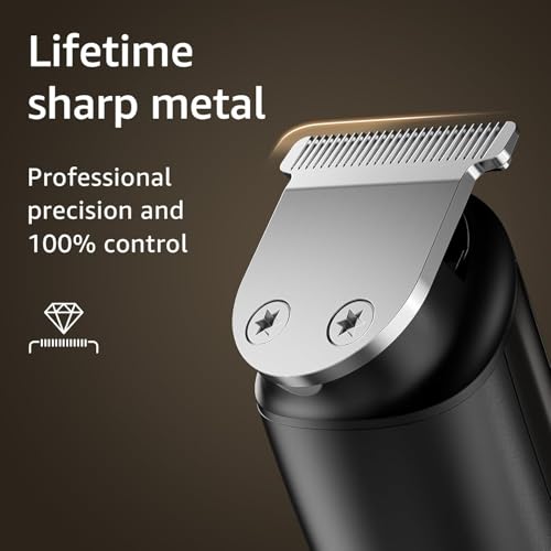 SHPAVVER Beard Trimmer for Men: Professional Barber Hair Clippers - 12-in-1 Cordless Grooming Kit - Waterproof Electric Razor with Turbo Speed & Precision Blades image 3