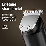 Electric Beard Trimmer for Men: 16-in-1 Professional Barber Hair Clippers - Cordless Grooming Kit - Turbo Speed & Precision Blades - Image 3