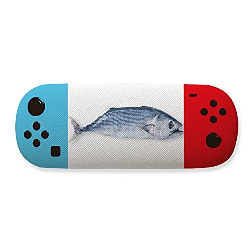 Ocean Fish étui de protection lunettes bleu clair compact contre la poussière