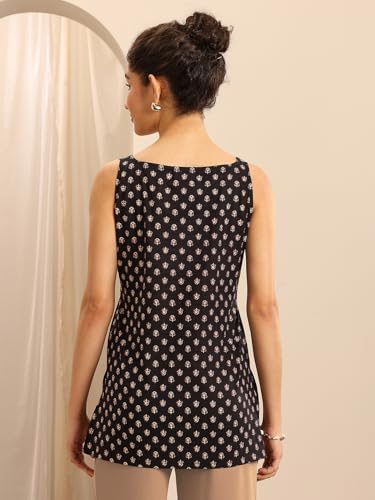 Image of Libas Printed Cotton Straight Kurti for Women Suit
