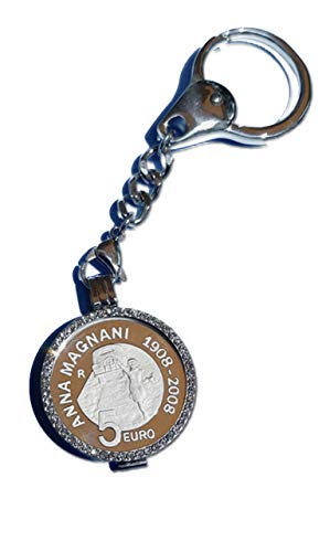 Anna Magnani Moneta 5 Euro Argent, porte-clés bijou d'émotion