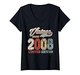 Photo Gallery donna 17 years old retro vintage may 2008 funny 17th birthday maglietta con collo a v Photo Gallery donna 17 years old retro vintage may 2008 funny 17th birthday maglietta con collo a v