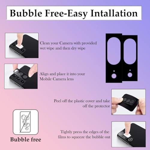 Image of ZARALA Glass Camera Lens Protector For Google Pixel 7 /8 /8A [9H Hardness] [6D Lens Protector ] [Easy Installation] Black (Google Pixel 7 /8 /8A)
