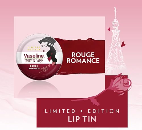 Image of Vaseline Rouge Romance Lip Balm Tin Limited Edition x Emily in Paris 20 g