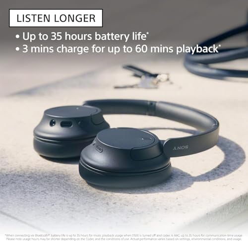 Sony - WH-CH720N Wireless Noise Canceling Headphones - Blue — view 6