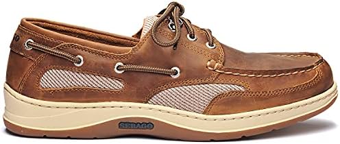 Sebago Men's Boat Shoes, Multicolour Brown Cinnamon 922, 12 Wide | Image 2