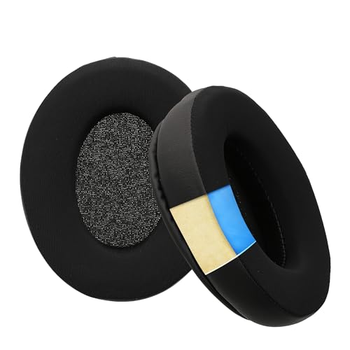 Kwnobile Ohrpolster Für Audio Technica – Ersatz-Ohrpolster Aus Kunstleder, Kompatibel Mit ATH-MSR7, M30, M40X, M50X