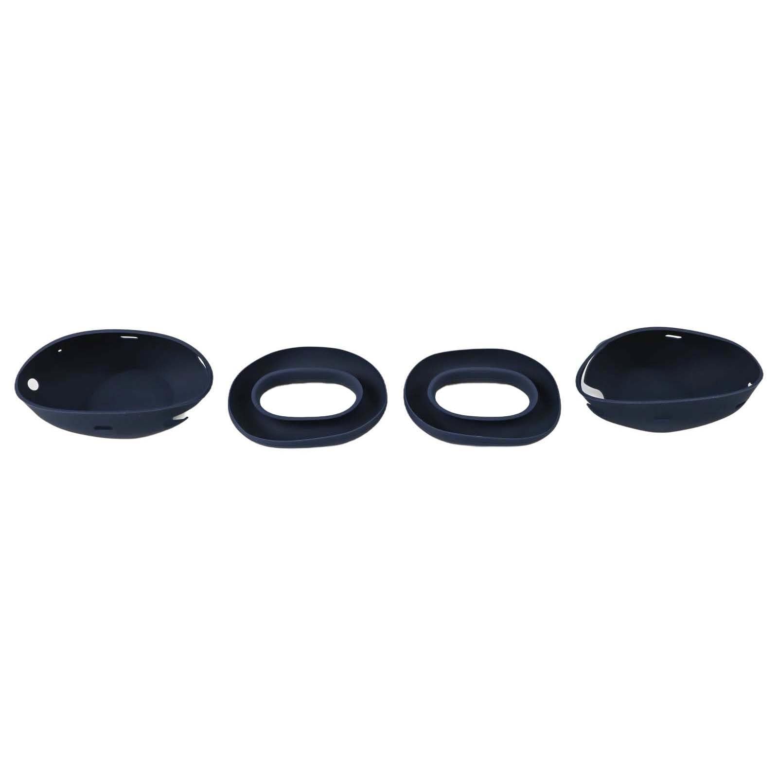 Custodia in silicone antisudore WH-1000XM6 per cuffie, antigraffio per protezione auricolari e guscio, leggera e impermeabile, facile da pulire, confezione da 2, colore nero