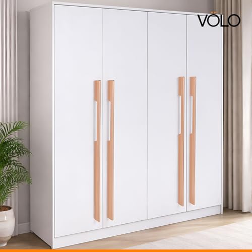 Image of VOLO Wardrobe and Cabinet Pull Handle - Versatile Handles for Wardrobes, Drawers, Sliding Closets, and Doors in Kitchens, Offices, and Bedrooms (SAC-35) (Rose Gold, 450MM (18 Inch)) Pack of 1