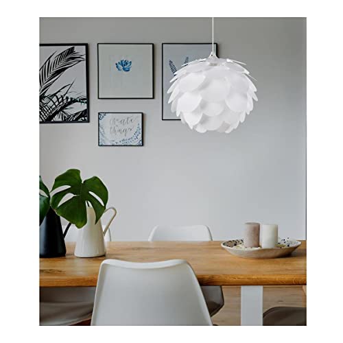 Suspension design Anémone 130 cm, lustre d'exception salon