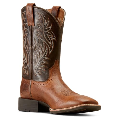 ariat sport western wide square toe mens boot