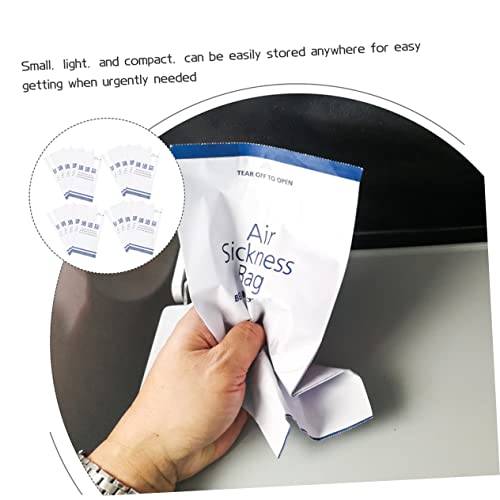 GLEAVI 250 Peças Saco De Para Vômito De Aviação Saco De Vômito Para Enjôo Saco De Lixo Saco De Vômit