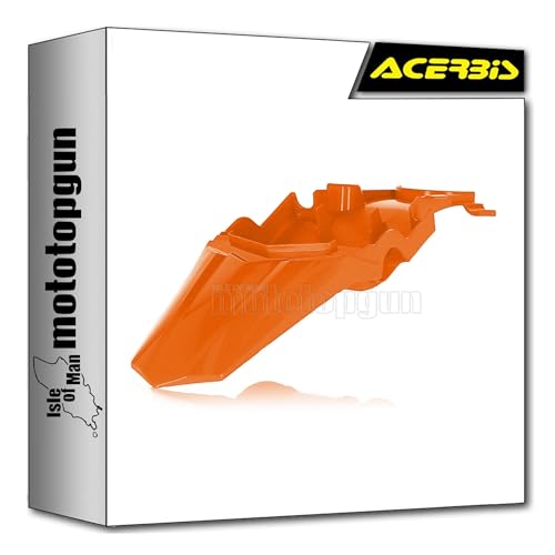 Garde-boue arrière orange compatible Honda CRF 110F 2019-2022 Acerbis 0024608.010
