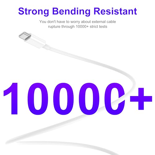 Cavo da USB C a USB C 2Pz 1.8 metri USB C Tipo C Cavo PD 60W USB C Tipo-C Carica veloce per iPhone 16 15 Pro Max Plus/Samsung Galaxy/iPad Pro/Macbook/Google Pixel