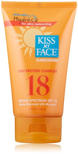 kiss my face mineral sun spray sunscreen lotion spf 30 sunblock