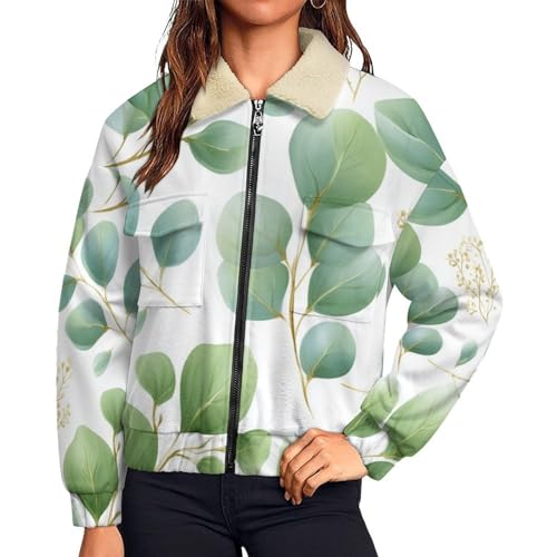 Manteau polaire femme hiver chaud grande taille veste blouson vert