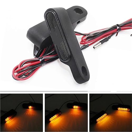 Luces intermitentes de moto de 12V que solucionan la baja visibilidad trasera 2