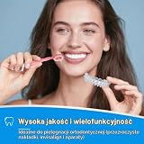 YUNCHI Mini szczoteczka do zębów 5 w 1, jednorazowe szczoteczki do zębów z pastą do zębów + pryszczami + skrobakiem do języka + nicią dentystyczną, podróżna szczoteczka do zębów, pakowana pojedynczo