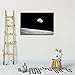 Earthrise, The First Color Image of Earth Taken By A Human From The Moon, During Apollo 8 Poster Canvas Print HD Picture Modern Home Living Room Kitchen Bedroom Aesthetic Wall Art Decor (24×36inch Unframed)