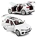 BDTCTK 1:32 Comapatible for X5 SUV Model Car Toy, Zinc Alloy Pull Back Toy car with Sound and Light for Kids Boy Girl Gift(White)
